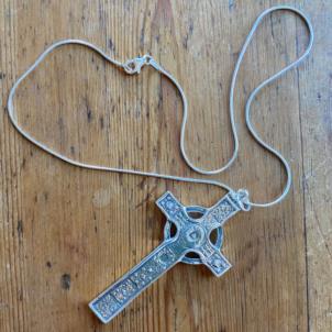 St John's Cross on Snake Chain